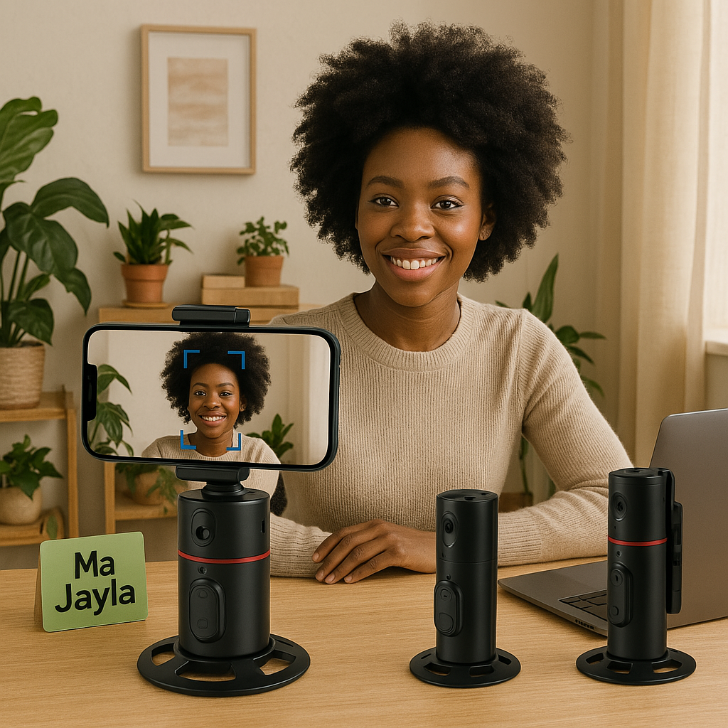 Mini Stabilisateur Intelligent 360° – Suivi Automatique & Rotation