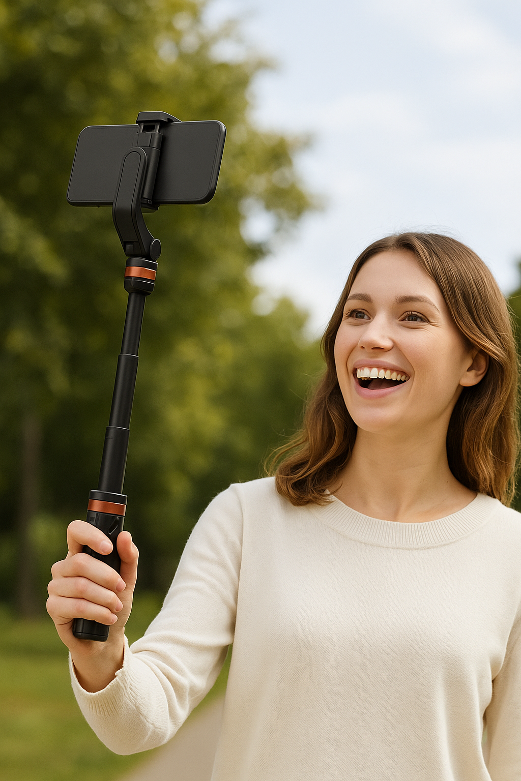 Selfie Stick JC25H – Compact, stylé, ultra pratique 📱✨