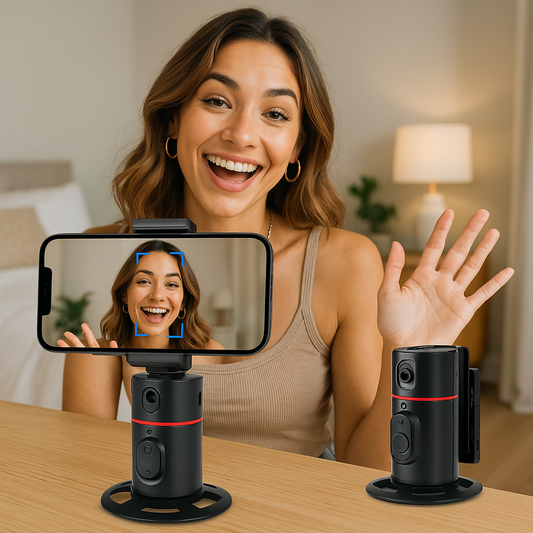 Mini Stabilisateur Intelligent 360° – Suivi Automatique & Rotation