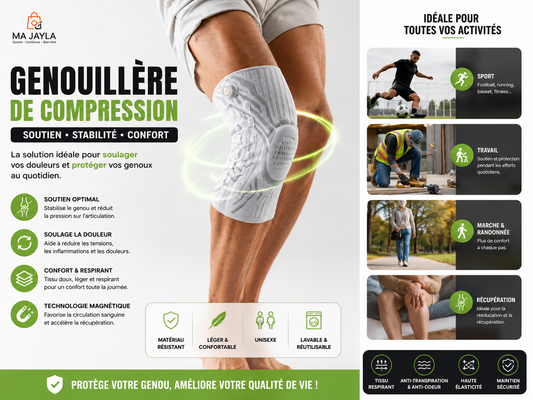 Genouillère Médicale de Compression | Soutien, Stabilité & Confort